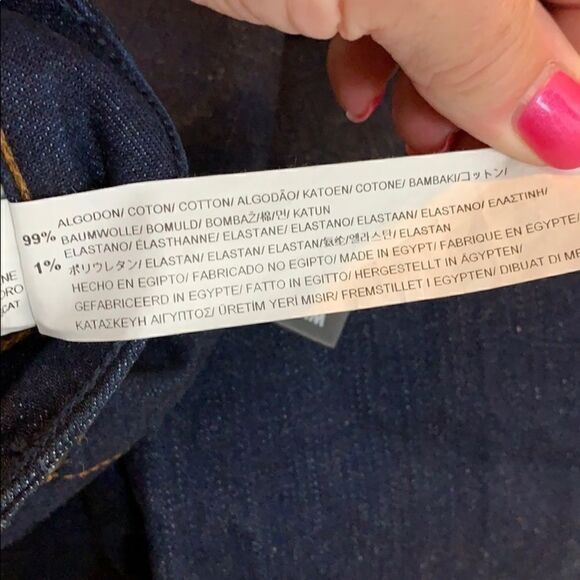 Zara Trafaluc wide leg high rise dark wash jeans - Picture 8 of 8